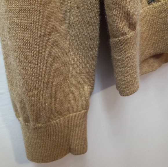 Banana Republic 100% Merino Wool Checker Business Casual Sweater Minimalist Cozy - Picture 8 of 12